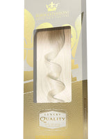 Geschenkbox der Tape-in Echthaarsträhnen in Shadowed Blonde, 100% Echthaar – Rubin Extensions®