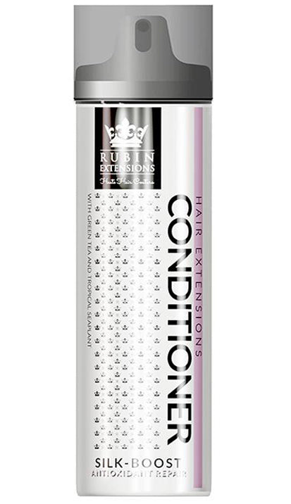 Conditioner Silk-Boost Antioxidant Repair Flasche für Echthaar Extensions Pflege, Long Life Collection – Rubin Extensions®
