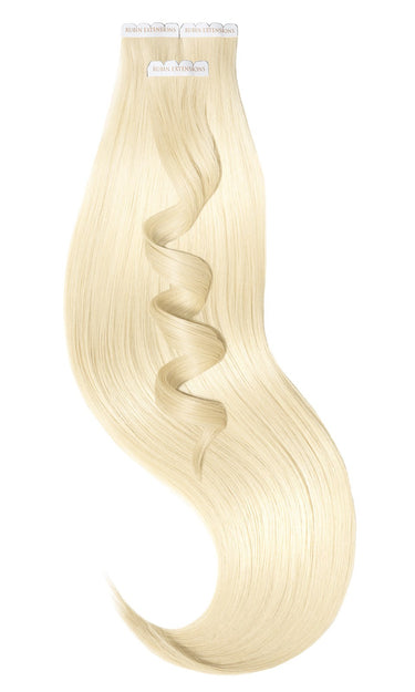 Excellence Line Tape-In Extensions in Goldblond, 100% Echthaar, Länge 25–55 cm – Rubin Extensions®