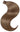Echthaar-Pferdeschwanz zum Aufstecken in Natur-Goldbraun, erhältlich in 35 bis 55 cm Länge – Rubin Extensions®