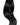 Ganzheitliche Ansicht der unsichtbaren Tape-In Extensions in Schwarz, Excellence Line, 35–55 cm – Rubin Extensions®
