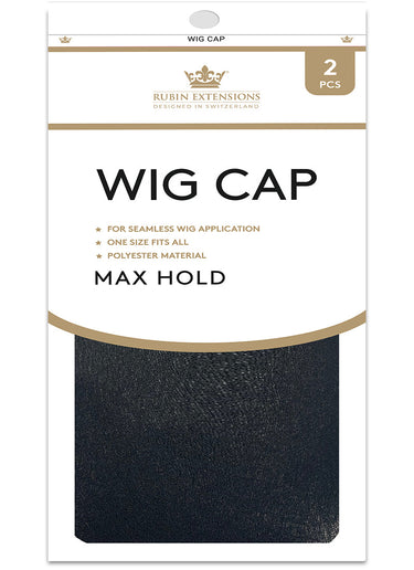 Haarnetz-Kappe Wig Cap in Schwarz als glatte Unterlage für Clip-in und Tape-in Extensions – Rubin Extensions®
