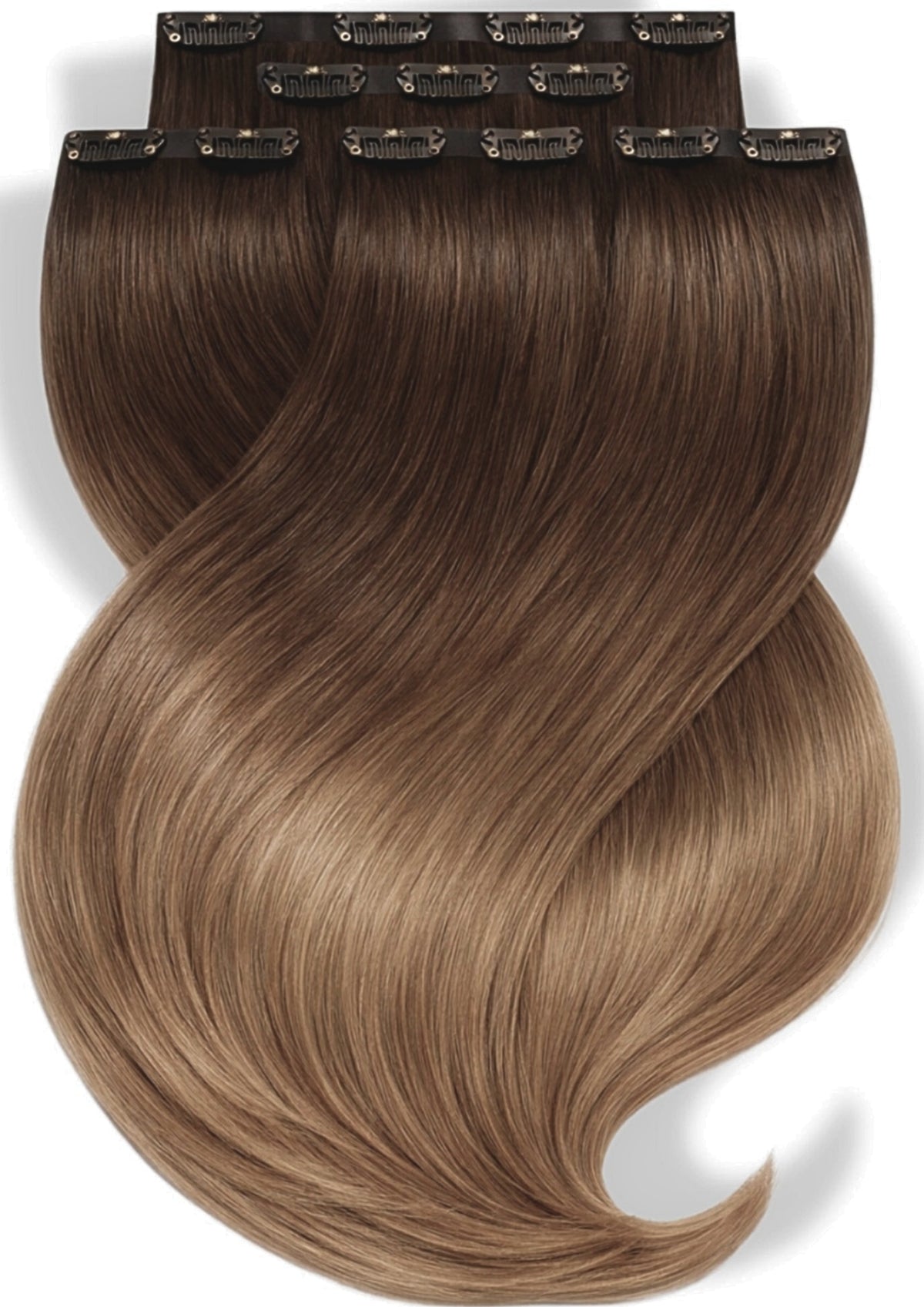 Clip-In Extensions im Farbton Dark Blond – Rubin Extensions®