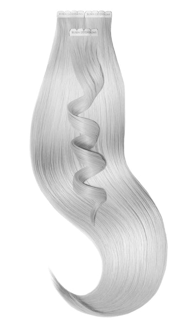 PRO DELUXE LINE INVISIBLE Silberblond Tape-in Extensions