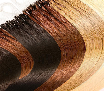 Microring Extensions - Various Colours like Black, Brown and Blonde