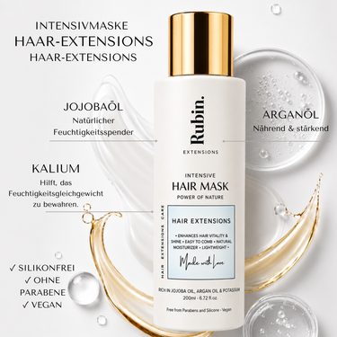 Intensiv-Haarmaske Tiefenpflege für geschmeidiges und hydratisiertes Haar 200ml NEW