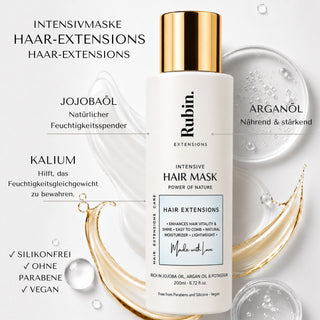 Intensiv-Haar Extensions Haarmaske  200ml NEW | RUBIN EXTENSIONS