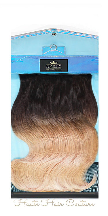 Aufbewahrungstasche für Clip-In Extensions, Außenansicht – Rubin Extensions®