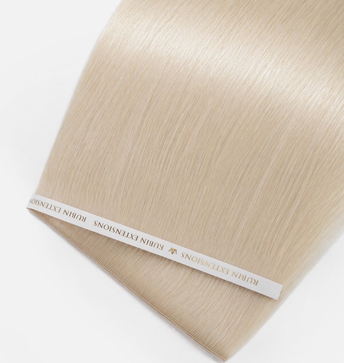 Genius Weft Tape-in Extensions in Hellblond, Premium Line, 100% Echthaar, Remy Qualität – Rubin Extensions®