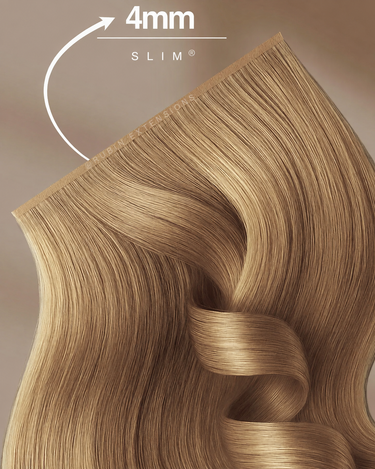 TAPE-IN EXTENSIONS ECHTHAAR, Kurzer Ansatz , Schwarz & Cool Brown