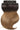 Nahaufnahme des Haaransatzes, Clip-in Extensions Rich Chocolate, Remy Qualität – Rubin Extensions®