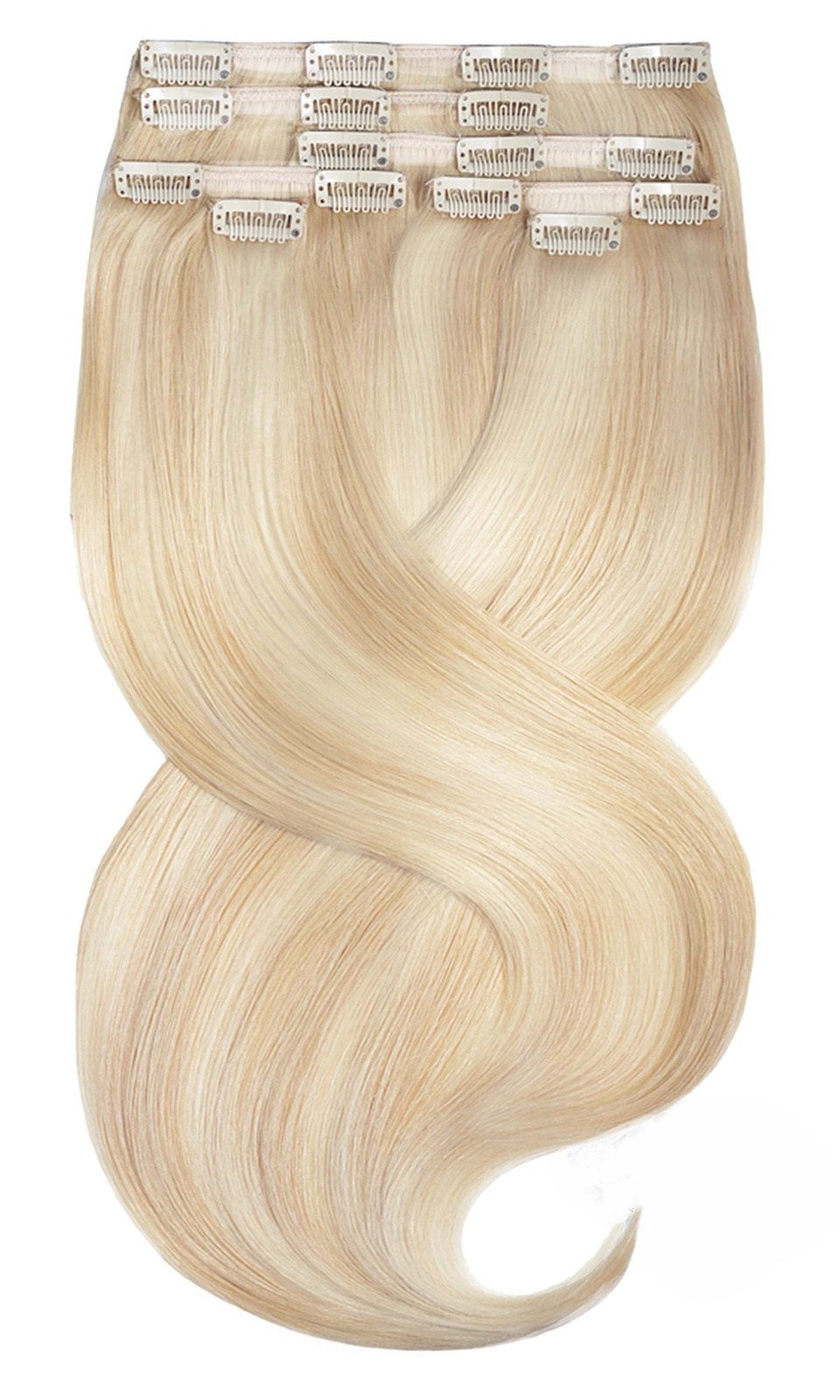 Extensions à clips Diamond Line Blond Miel & Blond Clair