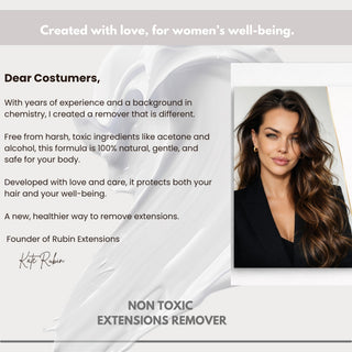 Extensions Löser 100ml - Extensions Pflege - 100 % Natural