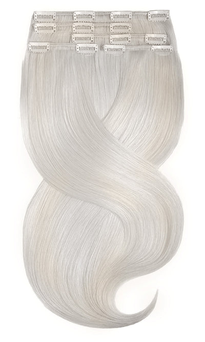 Clip-in Extensions Diamond Line SILVERBLOND
