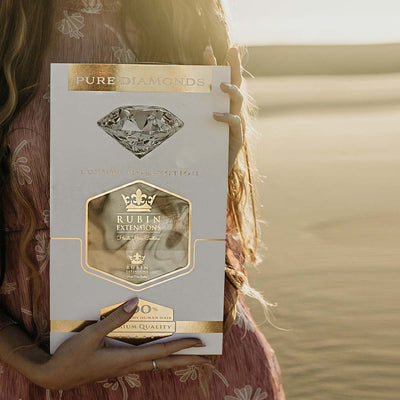 Extensions à clips Luxury Diamond Line Blond Platine