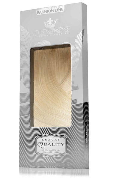 CLIP-IN EXTENSIONS SOMBRÉ BALAYAGE Natur-Goldbraun & Hellblond Fashion Line