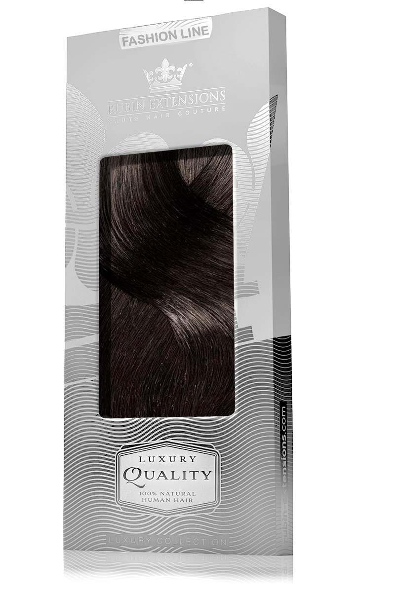 CLIP-IN EXTENSIONS LUXURY Schwarz Braun