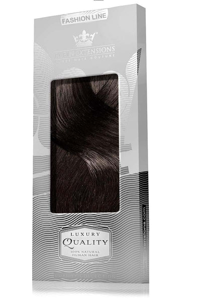 CLIP-IN EXTENSIONS LUXURY Schwarz Braun