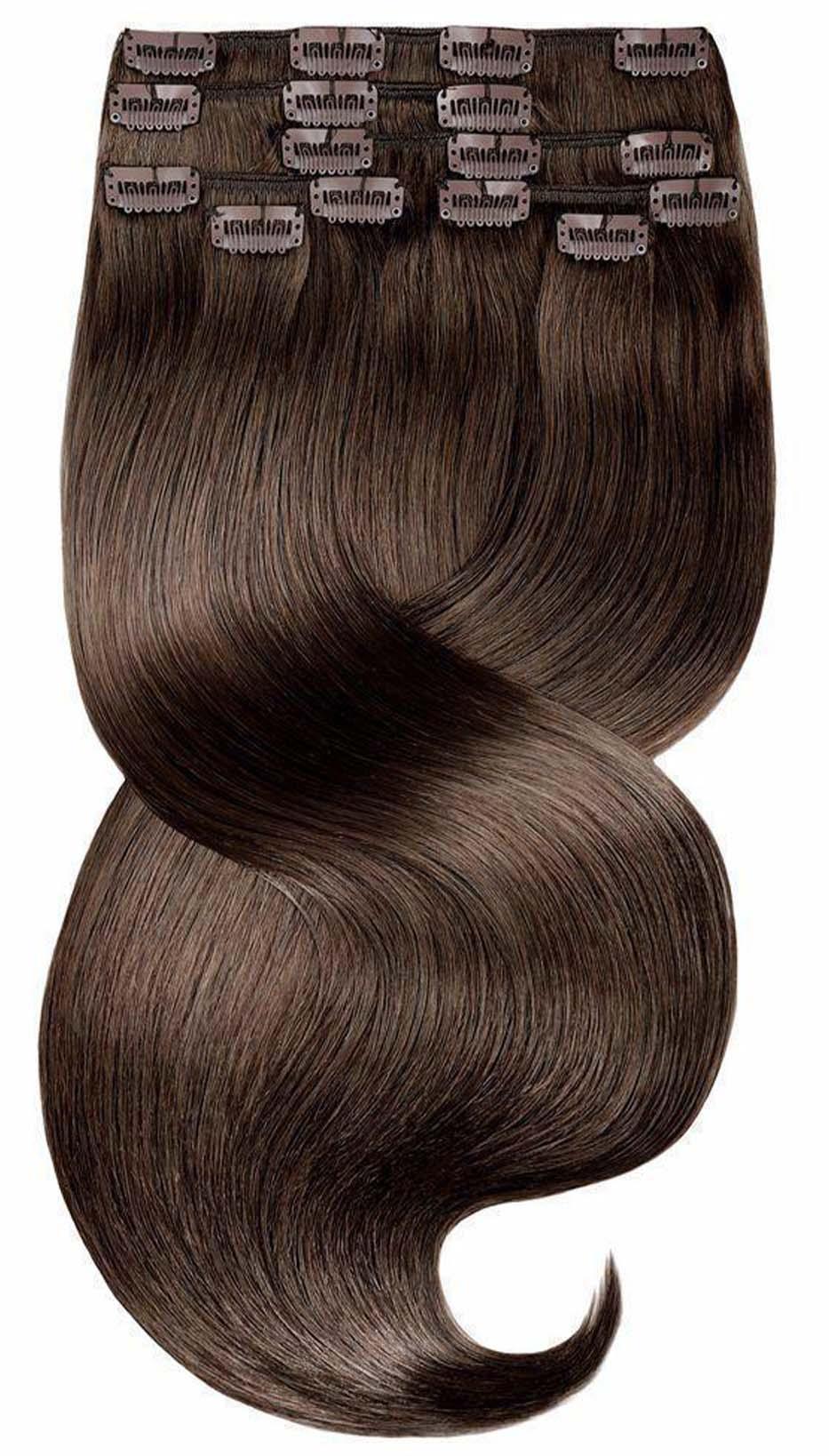 EXTENSIONS À CLIPS ChâtainFoncé Fashion Line