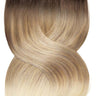 Clip-in Haarverlängerung Sombré Balayage in Natur-Goldbraun & Hellblond, Länge 50 cm, Remy-Echthaar – Rubin Extensions®