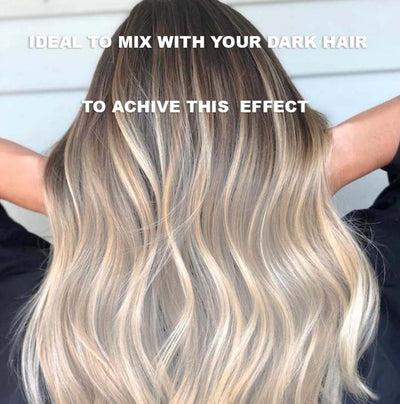EXTENSIONS À RUBAN adhésive, brun doré clair et blond clair naturel