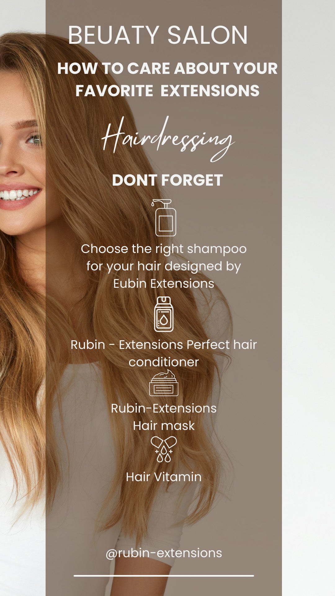 Clip-in Extensions Diamond Line SILVERBLOND