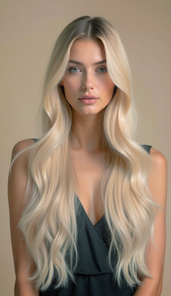 Rubin-Extensions Honigblonde Haare