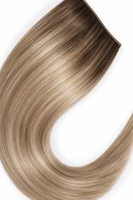 Haartresse - Genius Weft Tape-in Echthaar Extensions Honey-Blond-Balayage | Rubin Extensions - Premium Line