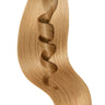 Tape-in Extensions Excellence Line in Hellbraun-Karamell, Gesamtansicht, Länge 26–56 cm – Rubin Extensions®