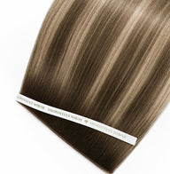 Genius Weft Tape-in Extensions im Farbton Sunkissed-Blonde, Premium Line, 100% Echthaar in Remy Qualität – Rubin Extensions®