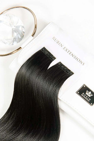 Keratin Bondings Haarsträhnen Schwarz Pro-Deluxe Line