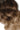 Detailansicht des Haaransatzes der Clip-in Extensions in Schwarz-Braun & Hellbraun-Karamell, Fashion Line – Rubin Extensions®