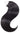 Naturbelassene Microring-Strähnen in tiefem Schwarz, ideal für dichtes und langes Echthaar – Rubin Extensions®