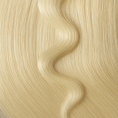 Tape in extensions, platin blond, light blond