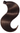 Ponytail Extensions aus 100% Echthaar in Kastanien-Dunkelbraun, wählbare Länge 35 bis 55 cm – Rubin Extensions®