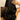 Model Rückansicht mit langem Haar in Schwarz-Braun durch Clip-In Extensions – Rubin Extensions®