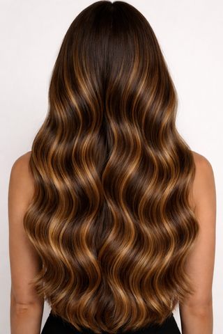 Clip-In Extensions Natur-Goldbraun & Hellbraun-Karamell Pure Diamand Line