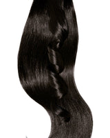 Excellence Line Tape-In Extensions in Natural Schwarz-Braun, 100% Echthaar, Länge 25–55 cm – Rubin Extensions®
