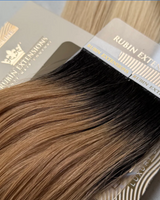Gewichts- und Längenangaben der Tape-In Extensions Hellblond, 41–51 cm – Rubin Extensions®