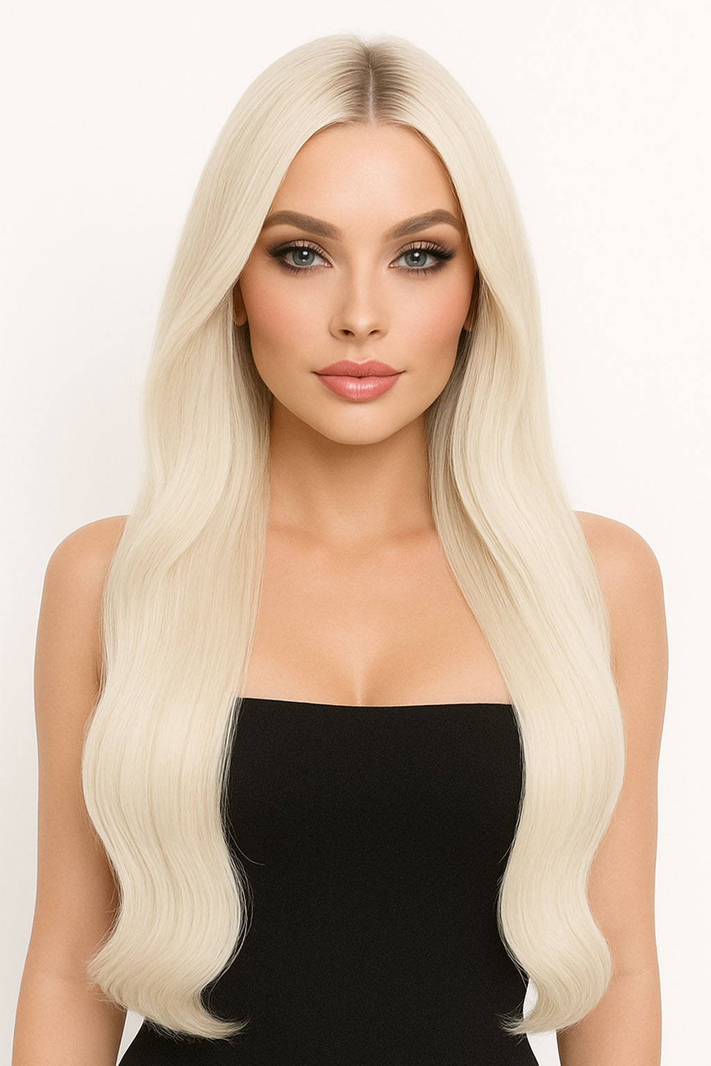 Extensions à clips Diamond Line Blond Clair