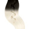 Tape-in Extensions Ombré Line in Schwarz & Hellblond, Länge 51 cm, 100% Echthaar – Rubin Extensions®