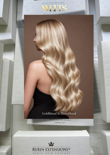 Clip-in Extensions Diamond Line Goldblond & Platinblond