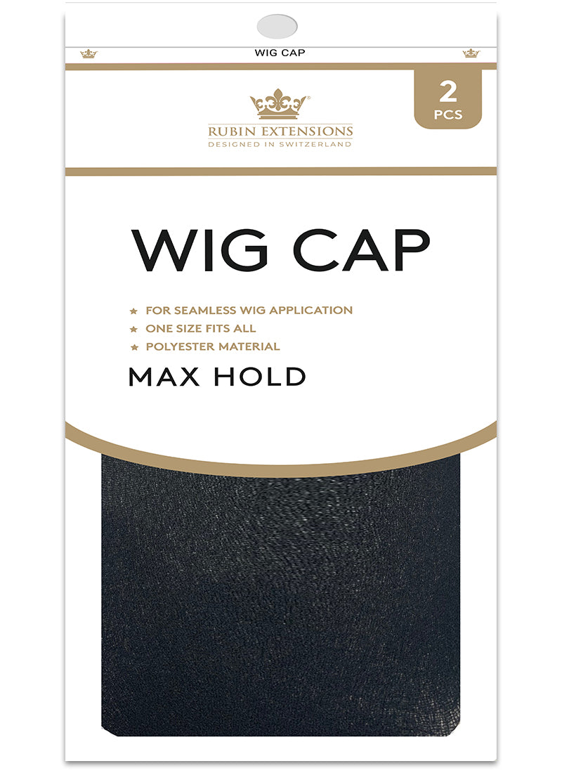 Haarnetz-Kappe Wig Cap in Schwarz als glatte Unterlage für Clip-in und Tape-in Extensions – Rubin Extensions®