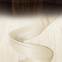 kurzer ansatz schwarz braun platinblond