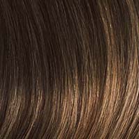pony sombre balayage schwarz hellbraunkaramell