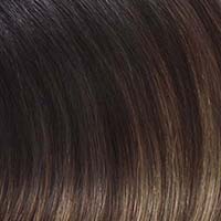 pony sombre balayages schwarz schokodunkelbraun