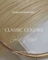 Goldblond Farbring, Keratin Bonding Extensions