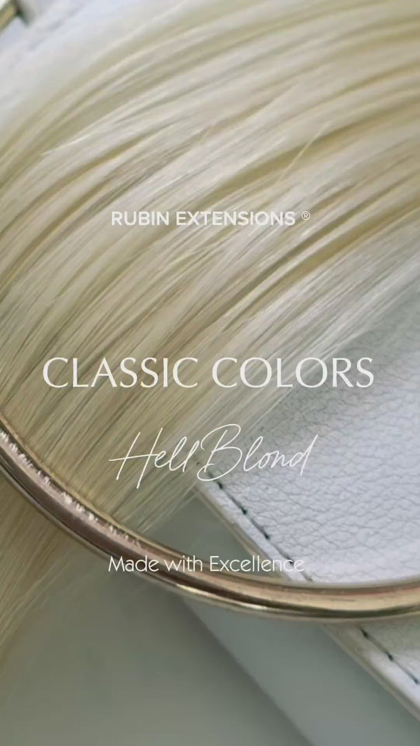 Hellblond Farbring, Tape-in Extensions