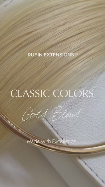 Clip-in Extensions Goldblond, 40–50 cm