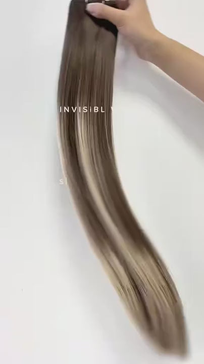 Echthaar-Farbmuster in Sunkissed-Blonde